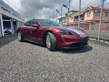 Porsche Taycan Fully Electric Cherry Metallic Color-SOLD
